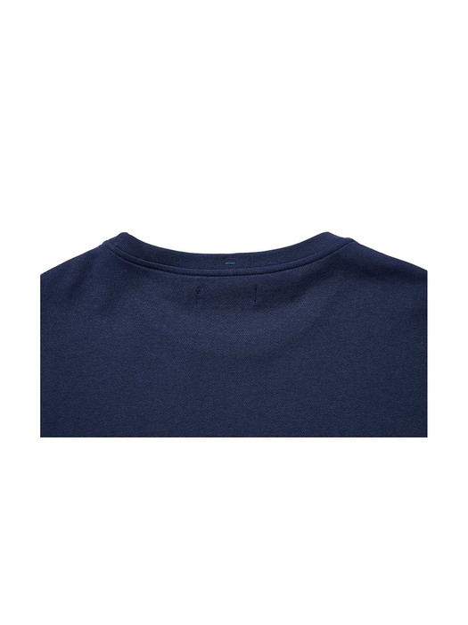 시그니쳐 와펜 반팔 티셔츠 (네이비)