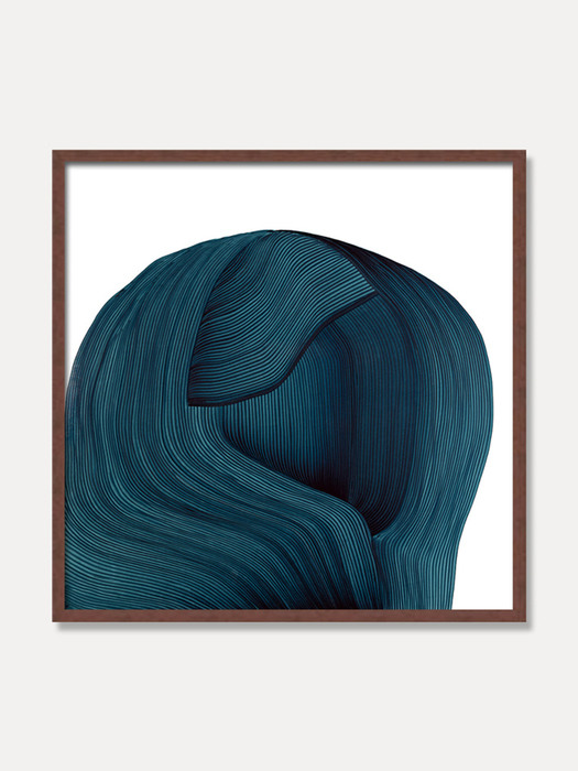 [로낭 부홀렉] -  Ronan Bouroullec 2 Blue 69 x 69 cm (액자포함)