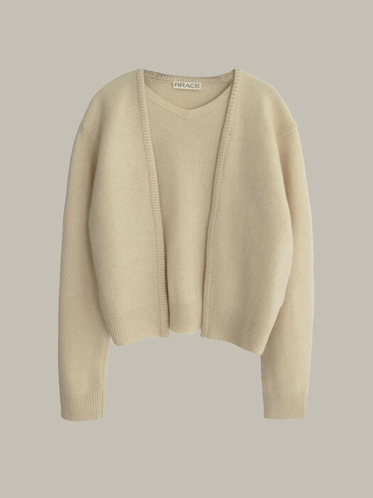 Classic Wool Cardigan_Ivory 