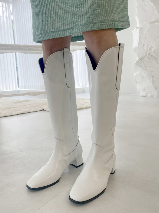 [단독]Western long boots_2colors