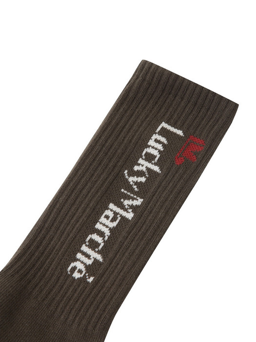 Logo athletic socks_QXLAX21600KHX