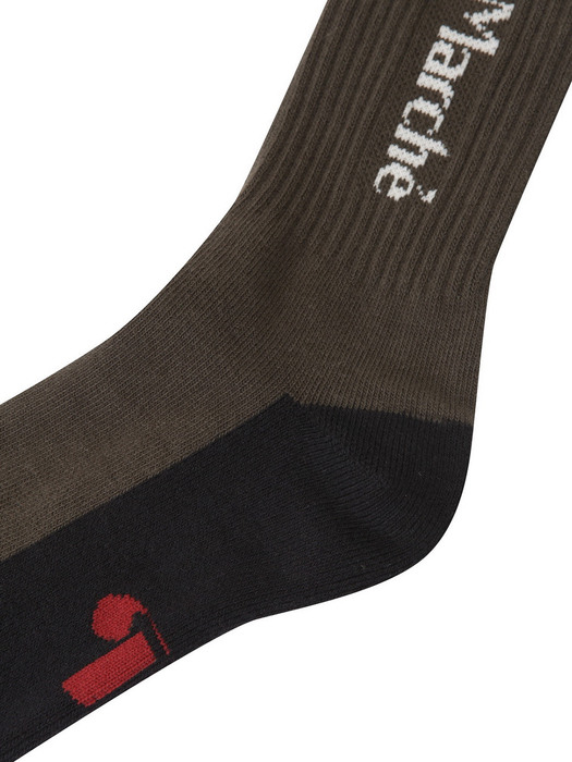 Logo athletic socks_QXLAX21600KHX