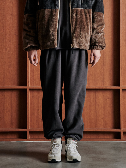 플리스 화섬 배색팬츠 FLEECE CHEMICAL COLORATION PANTS