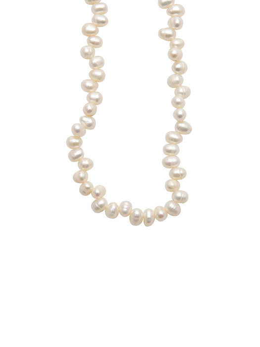 Popcorn pearl necklace