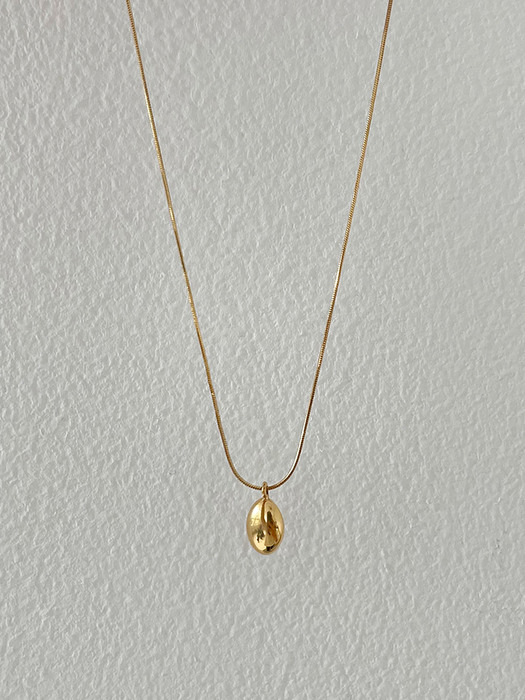 [silver925] mini oval necklace