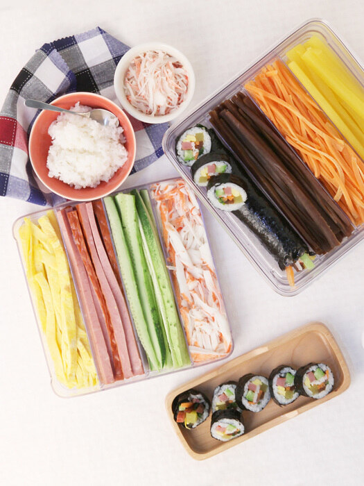 스카이락 점보(인케이스 8칸) 2호 3800ml 김밥용기