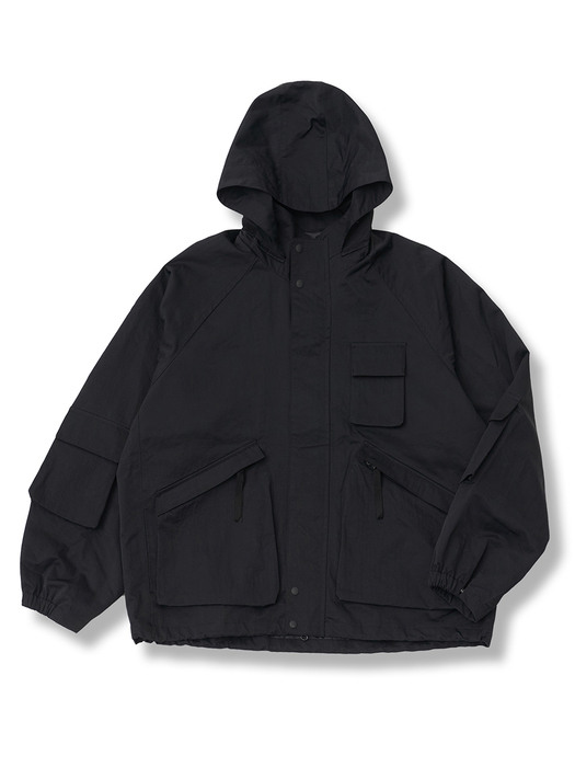 MULTI SHELL PARKA - Black