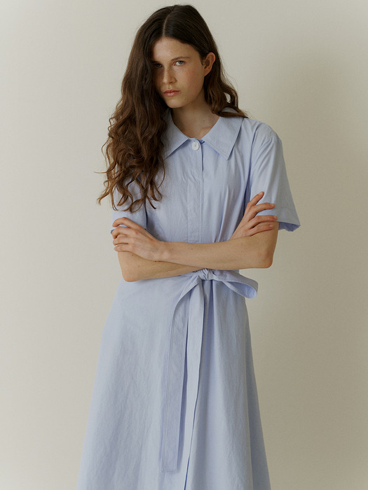 4.50 Shirt dress (Blue)