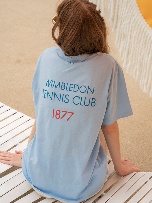 A3413 Wimbledon tennis T-shirt_Sky blue