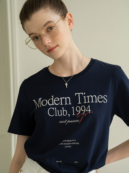 SITP5065 Modern Time T-shirt_Navy