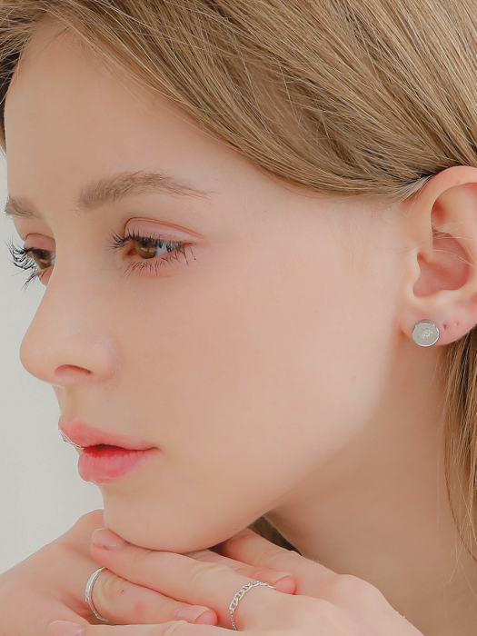 Coin Round Earrings M03726
