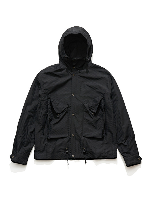 FISHERMAN SHORT PARKA / BLACK