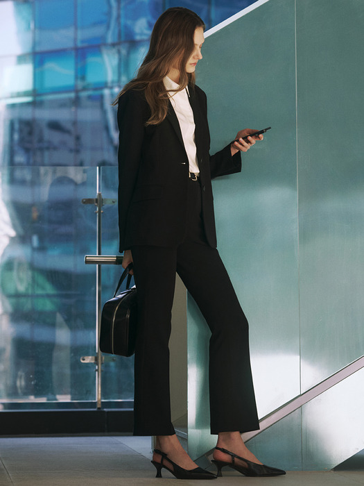 [Drama Signature] Slim Bootcut Trousers_3color