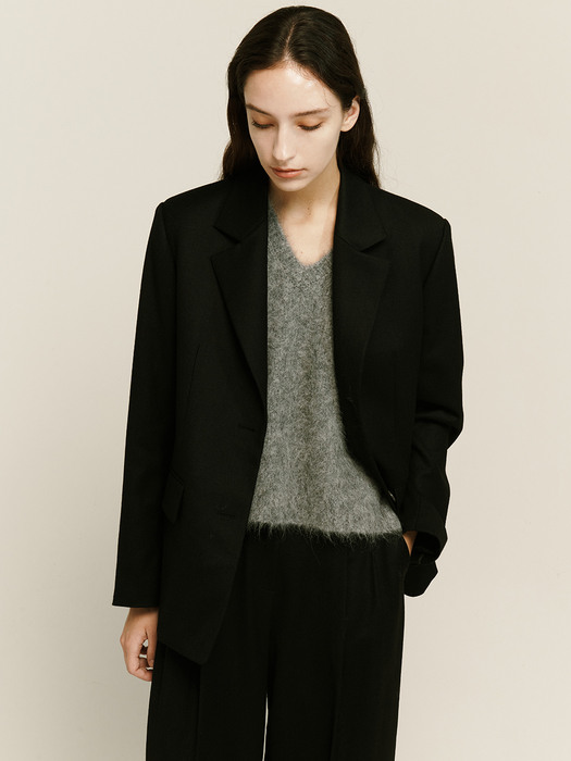 [Day-wool] Oversized Wool Blazer+Pants SET_3color
