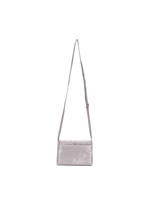 MINI PADDING CROSS BAG IN LIGHT GREY