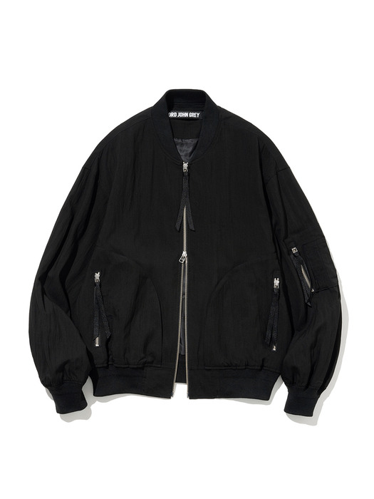 hyde bomber jacket black