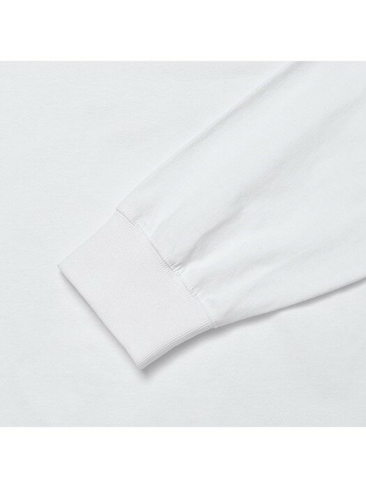 오버 핏 싱글 티셔츠[WHITE](UZ1LT05_31)