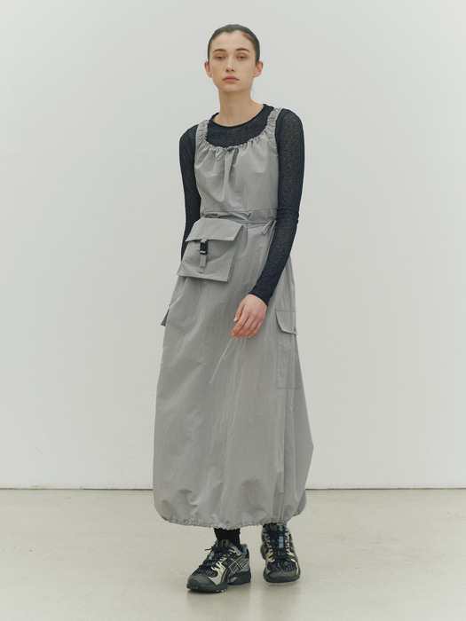 Milata Pocket Dress_Gray