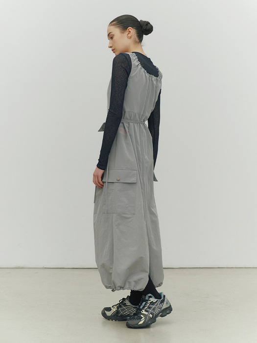Milata Pocket Dress_Gray