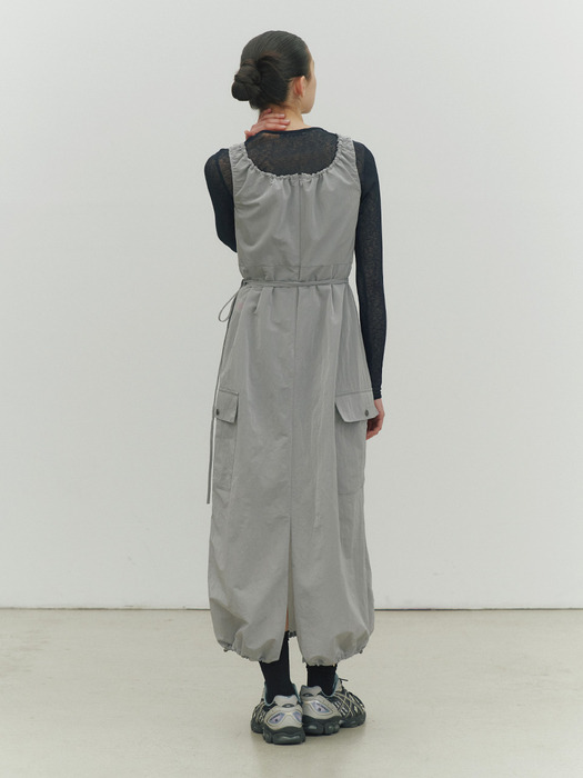 Milata Pocket Dress_Gray