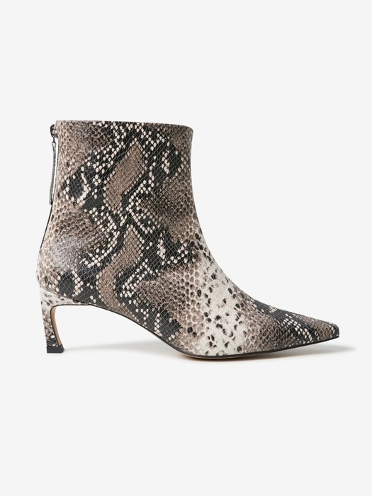 60mm Gainsbourg Square Toe Ankle Boots (SNAKE)