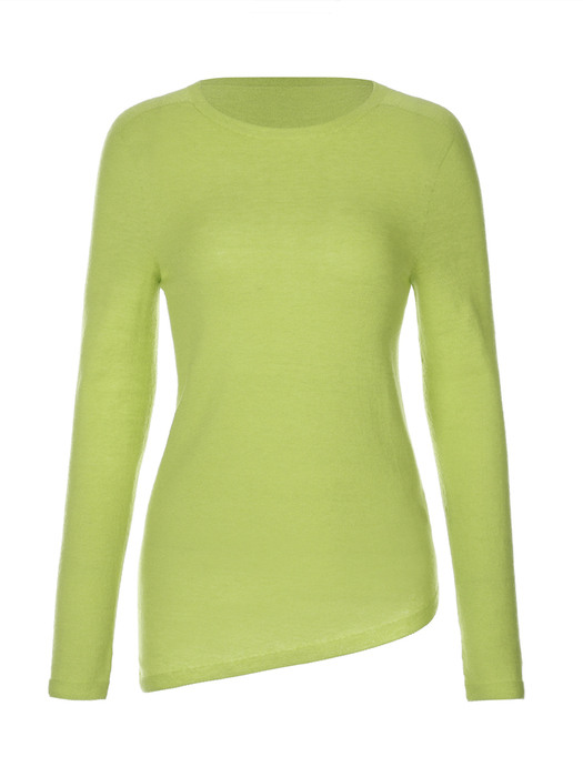 Wholegarment Long Sleeve Knit Light Green