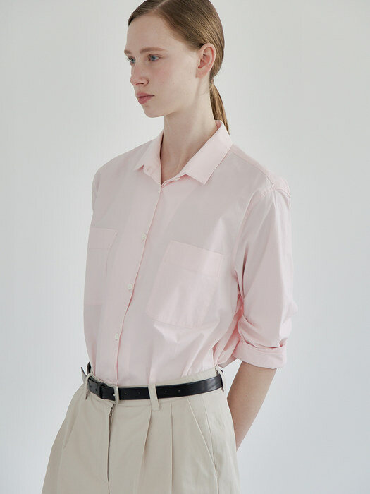 Denis pocket shirt (Light pink)