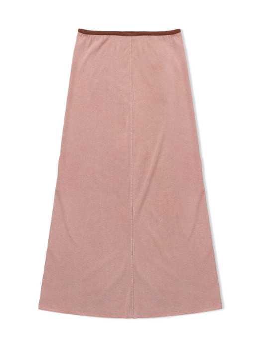 Washing Easy Long Skirt - Pink
