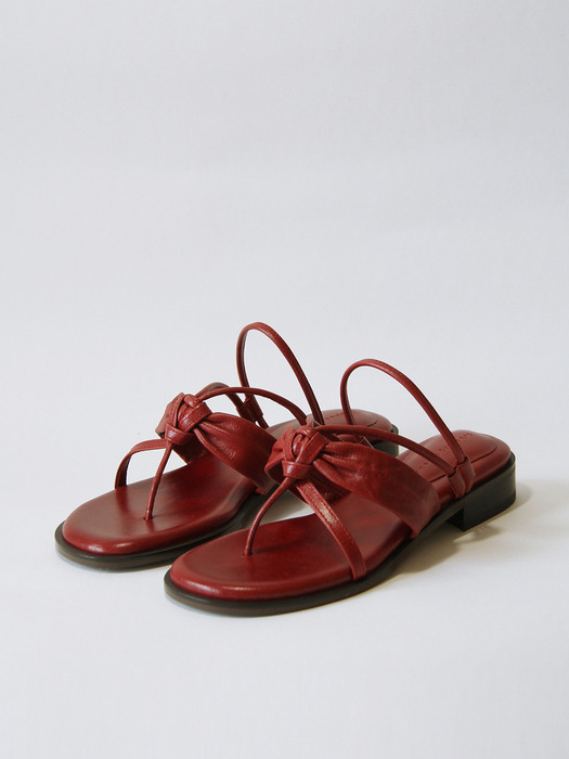 Two way tide sandals Red