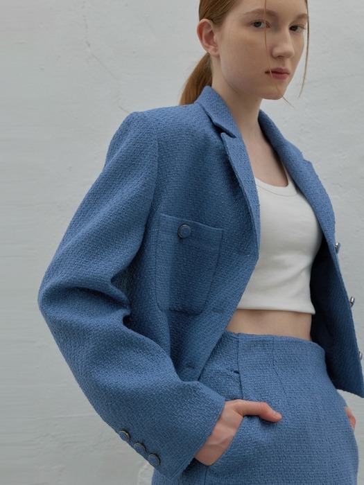 [아틀리에 나인]WOOL ADELE SET-UP TWEED JACKET (JK-2863) [W CONCEPT]