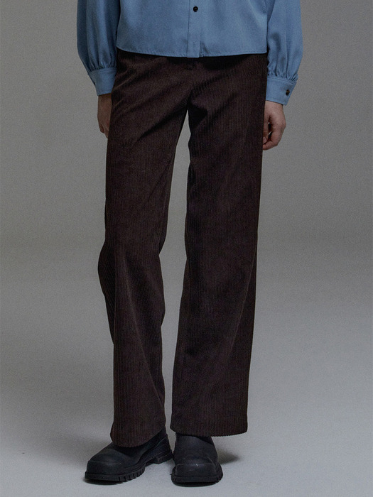 23 Corduroy Wide Pants(Brown)