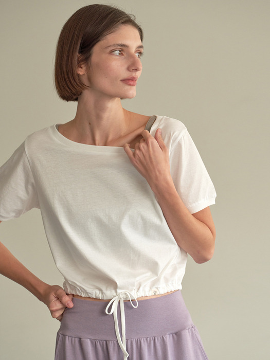 Silky Cotton Top - Ivory