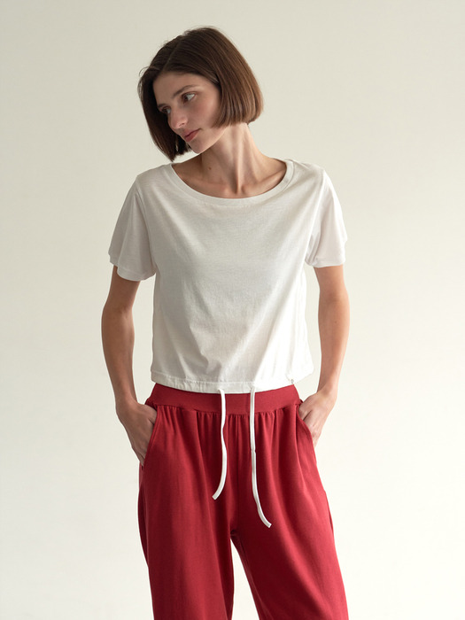 Silky Cotton Top - Ivory