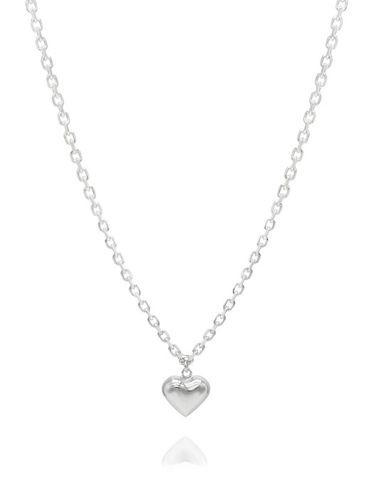 Megan 925 Silver Heart Necklace