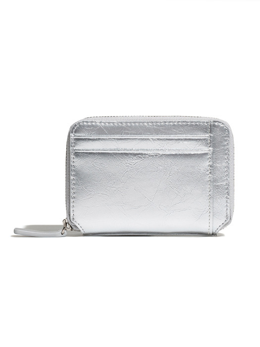 CRINKLE MINI POCKET - SILVER