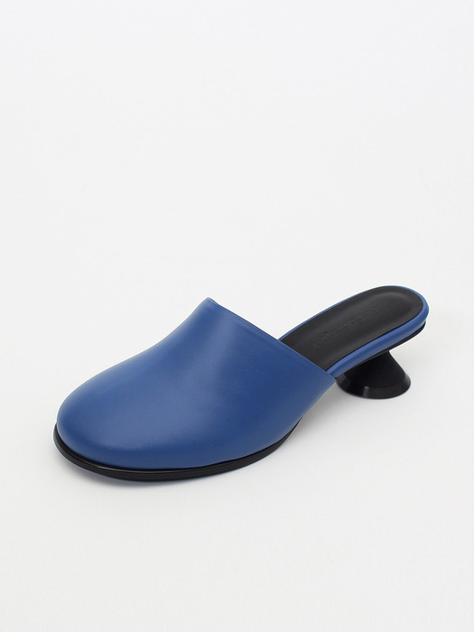 Uhjeo ourglass middle heel mules_blue