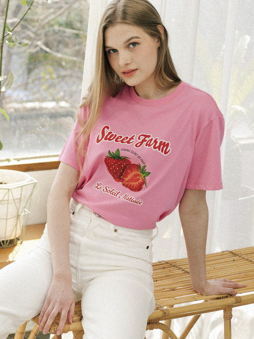 Sweety Farm T-Shirts [PINK]