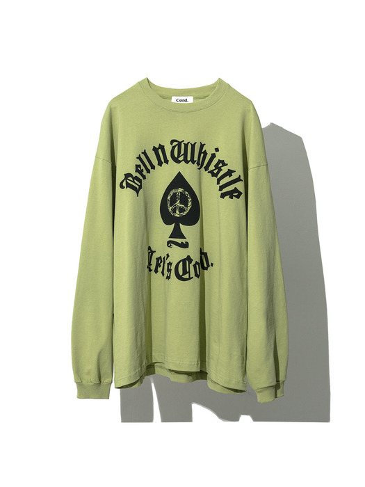 SPADE & PEACEFUL S/S T-SHIRT_OLIVE