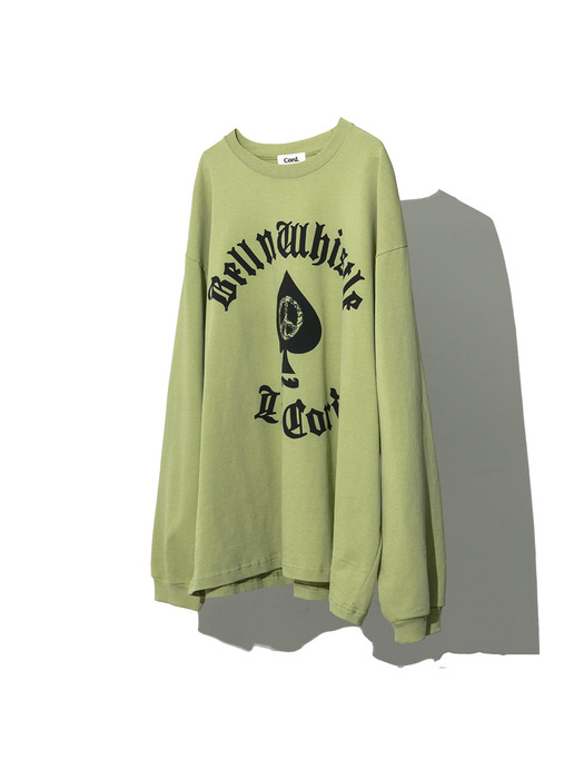 SPADE & PEACEFUL S/S T-SHIRT_OLIVE