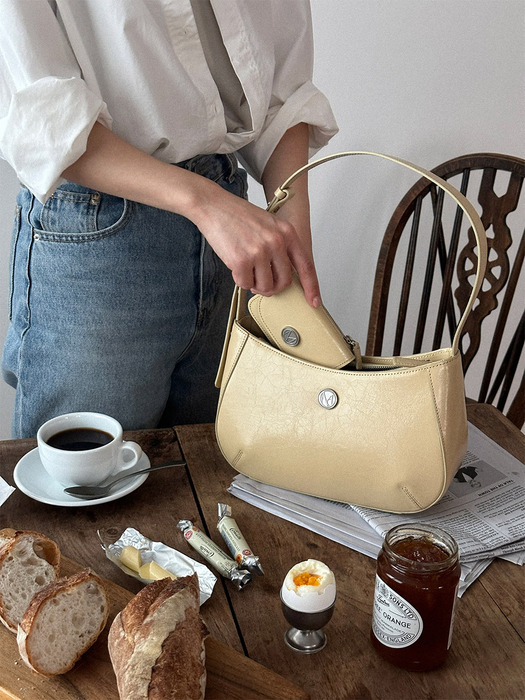 Ecrin shoulder bag - Butter