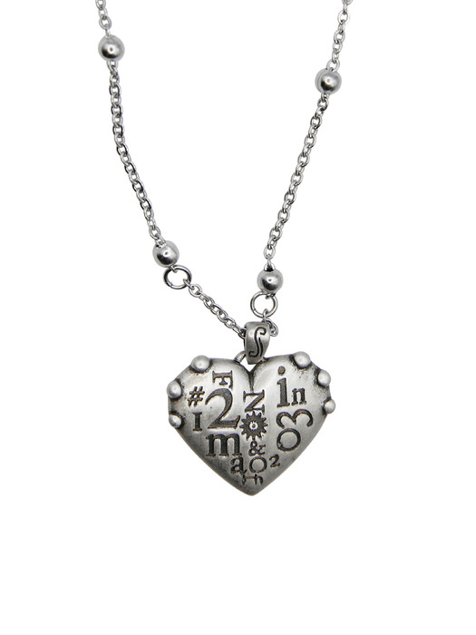 heart tick necklace
