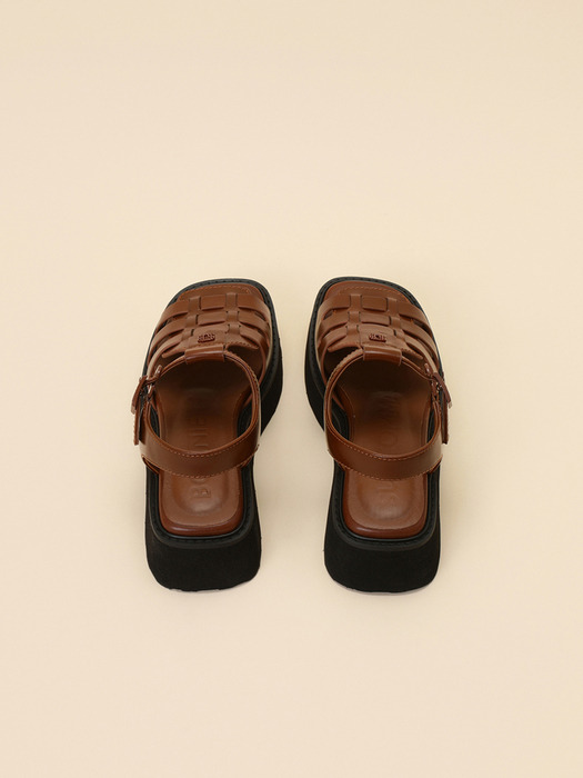 Fisherman sandal(brown)_DG2AM24008BRN