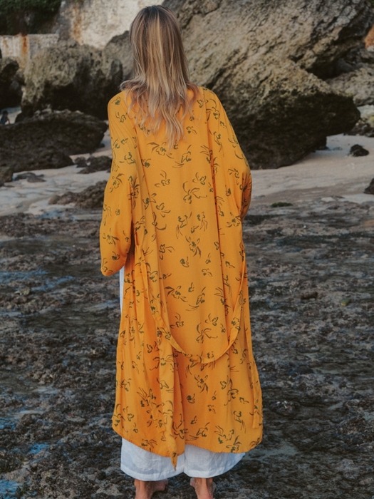 [Eco Maxi Robe] Genista - Mustard