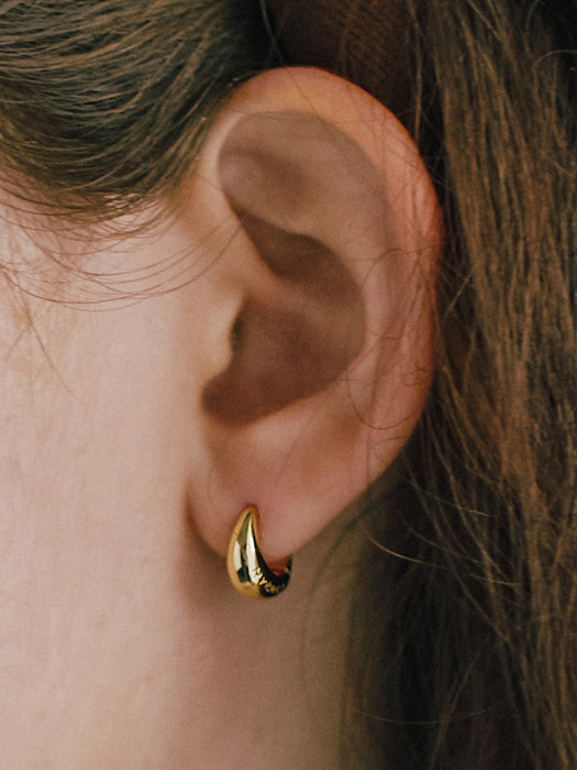 Luna pebble one touch earrings S (2 colors) BH6E45620_2