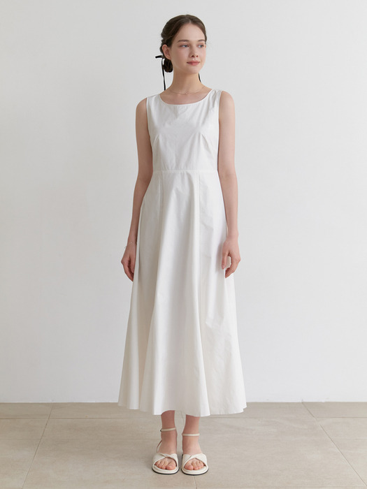 Basta sleeveless dress (white)