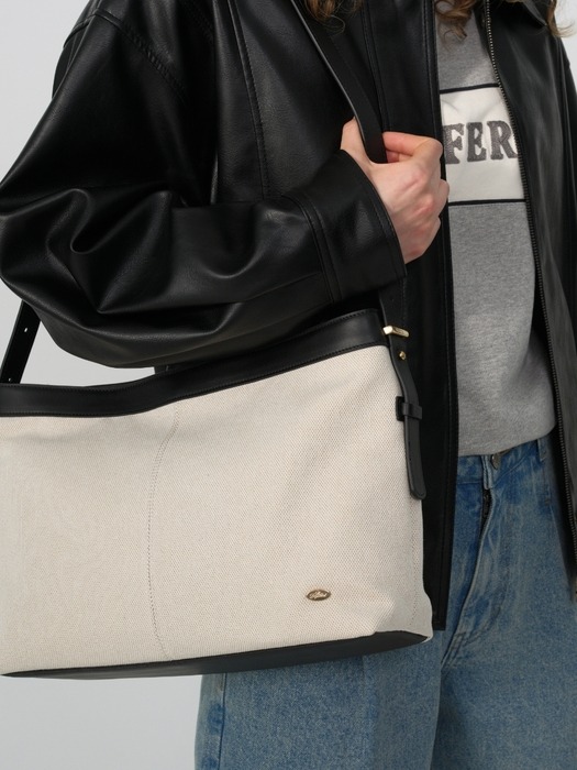 aube bag - ivory (L)