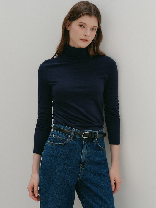 비키 터틀넥 탑 / VIKI TURTLENECK TOP_5colors