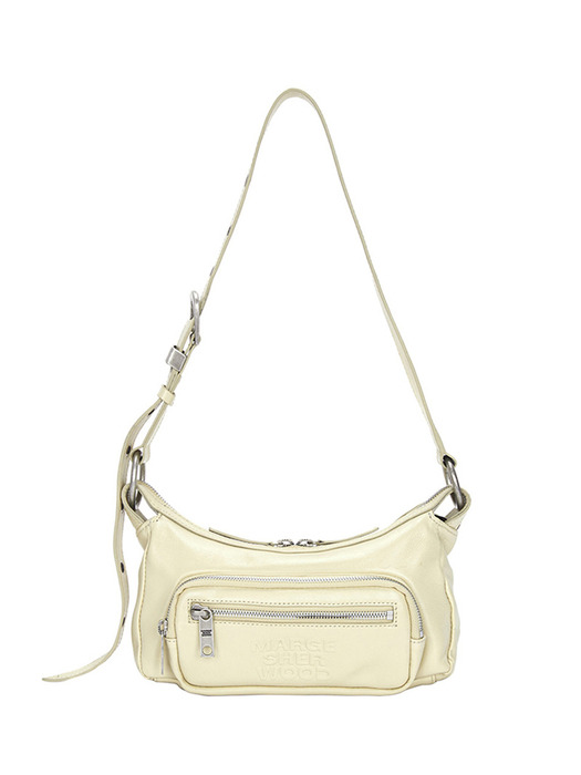 OUTPOCKET HOBO MINI_blond wood glossy plain