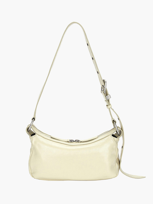 OUTPOCKET HOBO MINI_blond wood glossy plain