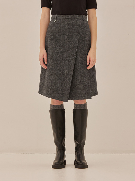 MELLIN WOOL SKIRT (2colors)